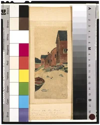 Šedý den (Houses on a Beach), c.1895